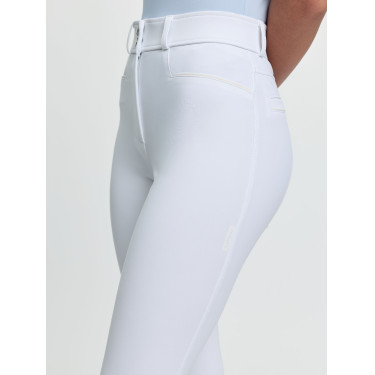 Pantalon LeMieux fond silicone Izzy Young Rider Blanc