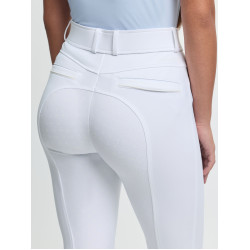 Pantalon LeMieux fond silicone Izzy Young Rider Blanc