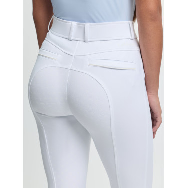 Pantalon LeMieux fond silicone Izzy Young Rider Blanc