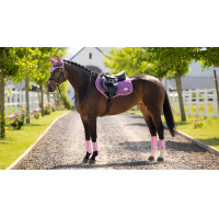 Tapis de selle LeMieux Loire Close Contact Square CSO Benetton Bleu Tapis de selle LeMieux Loire Close Contact Square CSO Benetton Bleu