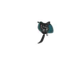 Tapis de selle LeMieux Loire Close Contact Square CSO Jungle Blanc