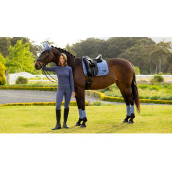 Tapis de selle LeMieux Loire Dressage Square Powder blue