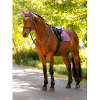 Tapis LeMieux Reflective Suede Close Contact Square Mallow Violet