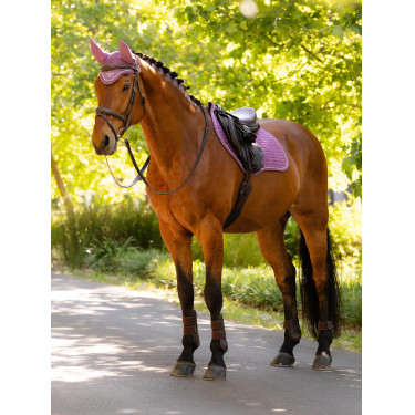 Tapis LeMieux Reflective Suede Close Contact Square Mallow Violet