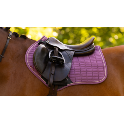 Tapis LeMieux Reflective Suede Close Contact Square Mallow Violet