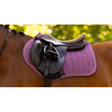 Tapis LeMieux Reflective Suede Close Contact Square Mallow Violet