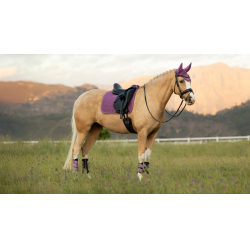 Tapis LeMieux Reflective Suede Dressage Square Mallow