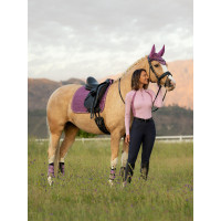 Tapis LeMieux Reflective Suede Dressage Square Mallow