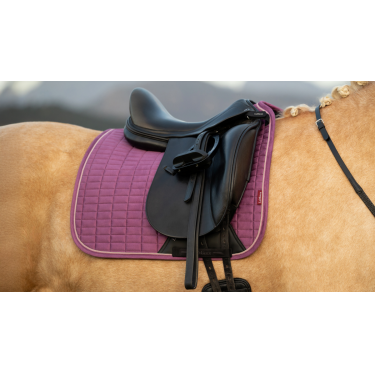 Tapis LeMieux Reflective Suede Dressage Square Mallow