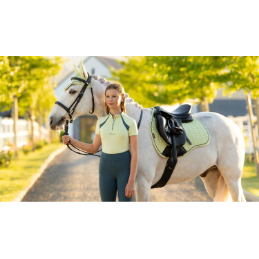 Tapis LeMieux Reflective Suede Mixte GP Square Macaron