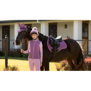 Tapis LeMieux Reflective Suede Mixte GP Square Mallow