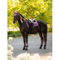 Tapis LeMieux Reflective Suede Mixte GP Square Mallow