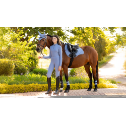 Tapis LeMieux Reflective Suede Mixte GP Square Powder blue