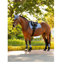 Tapis LeMieux Reflective Suede Mixte GP Square Powder blue