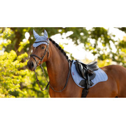 Tapis LeMieux Reflective Suede Mixte GP Square Powder blue