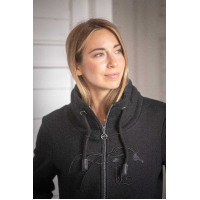 Sweat Pénélope Native strass Havane Marron