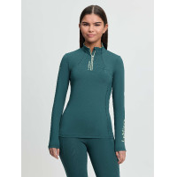 Base Layer LeMieux Young Rider Classique manches longues Jungle Blanc