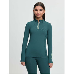 Base Layer LeMieux Young Rider Classique manches longues Jungle Blanc