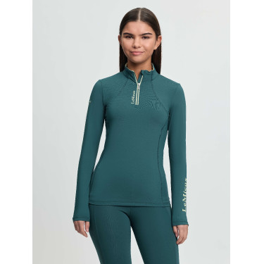 Base Layer LeMieux Young Rider Classique manches longues Jungle Blanc