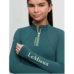 Base Layer LeMieux Young Rider Classique manches longues Jungle Blanc