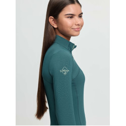 Base Layer LeMieux Young Rider Classique manches longues Jungle Blanc