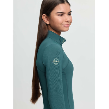 Base Layer LeMieux Young Rider Classique manches longues Jungle Blanc