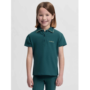 Polo Mini LeMieux Jungle Blanc