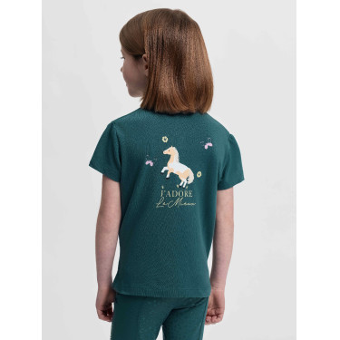 Polo Mini LeMieux Jungle Blanc