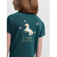 Polo Mini LeMieux Jungle Blanc