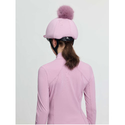 Toque à pompom LeMieux amovible Classique Fondant Rose