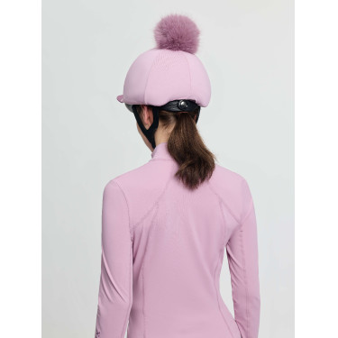 Toque à pompom LeMieux amovible Classique Fondant Rose