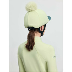 Toque à pompom LeMieux amovible Classique Macaron Blanc