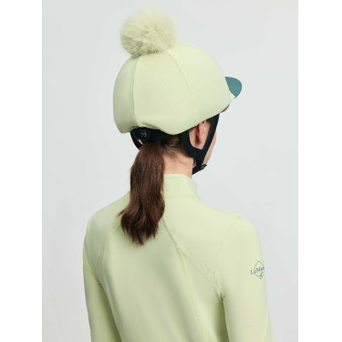 Toque à pompom LeMieux amovible Classique Macaron Blanc