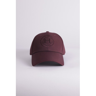 Casquette ambassadeur softshell Harcour Aubergine Bordeaux