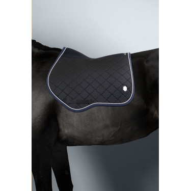 Tapis de selle Mesh velours 3D ProConfort Dynamix Noir / marine Bleu marine