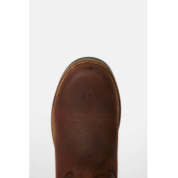 Bottes western Horze Cassidy en cuir Marron Bottes western Horze Cassidy en cuir Marron