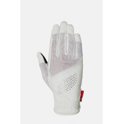 Gants d’équitation B Vertigo Lux Blanc brillant Gants d’équitation B Vertigo Lux Blanc brillant