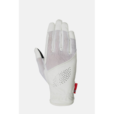 Gants d’équitation B Vertigo Lux Blanc brillant Gants d’équitation B Vertigo Lux Blanc brillant