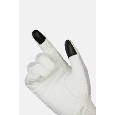 Gants d’équitation B Vertigo Lux Blanc brillant Gants d’équitation B Vertigo Lux Blanc brillant