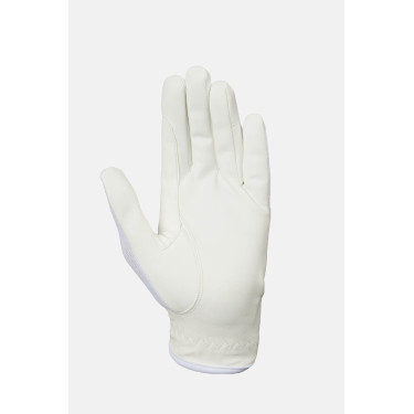 Gants d’équitation Horze Ally mesh Blanc brillant