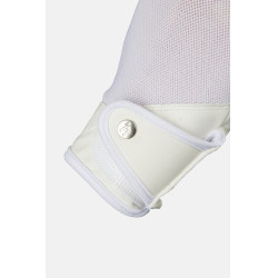 Gants d’équitation Horze Ally mesh Blanc brillant