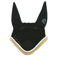 Bonnet chasse-mouches Equi-Theme Polyfun Noir / taupe