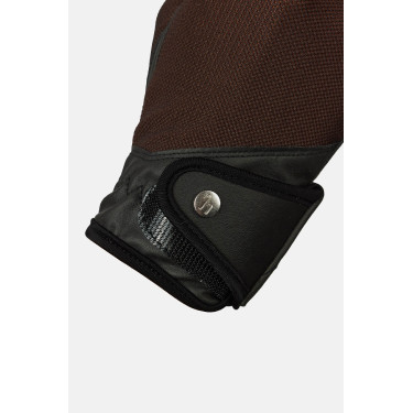 Gants d’équitation Horze Ally mesh Marron café