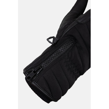 Gants hiver 3 doigts Horze isolation laine Noir Gants hiver 3 doigts Horze isolation laine Noir