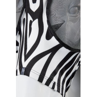 Masque anti-mouches Horze Elastic avec zip Léopard Motifs Masque anti-mouches Horze Elastic avec zip Léopard Motifs