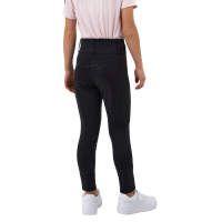 Pantalon d’équitation Horze à fond intégral Young Rider Evelyn Noir