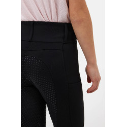 Pantalon d’équitation Horze à fond intégral Young Rider Evelyn Noir Pantalon d’équitation Horze à fond intégral Young Rider Evelyn Noir