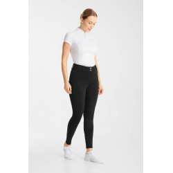Pantalon d’équitation Horze Chara femme full grip Noir