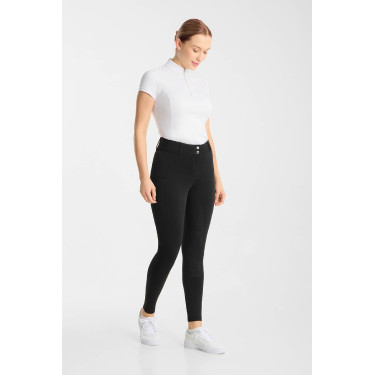 Pantalon d’équitation Horze Chara femme full grip Noir