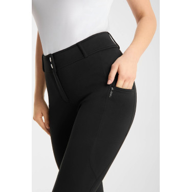 Pantalon d’équitation Horze Chara femme full grip Noir